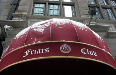A view of New York's famous Friars Club