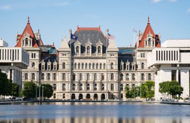 Photo of New York State Capital building in Albany